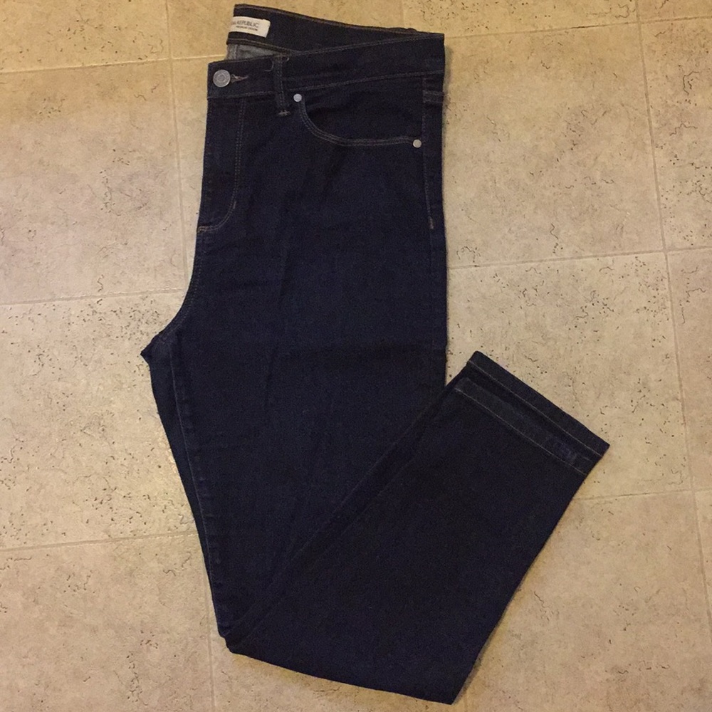 Banana Republic Petite Dark Rinse Skinny Jean